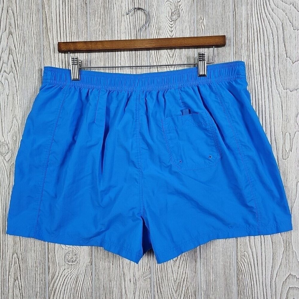 Lands End Swim Shorts Women's 14 Blue Built In Brief Pockets Beach Pool Vacation - Picture 4 of 9
